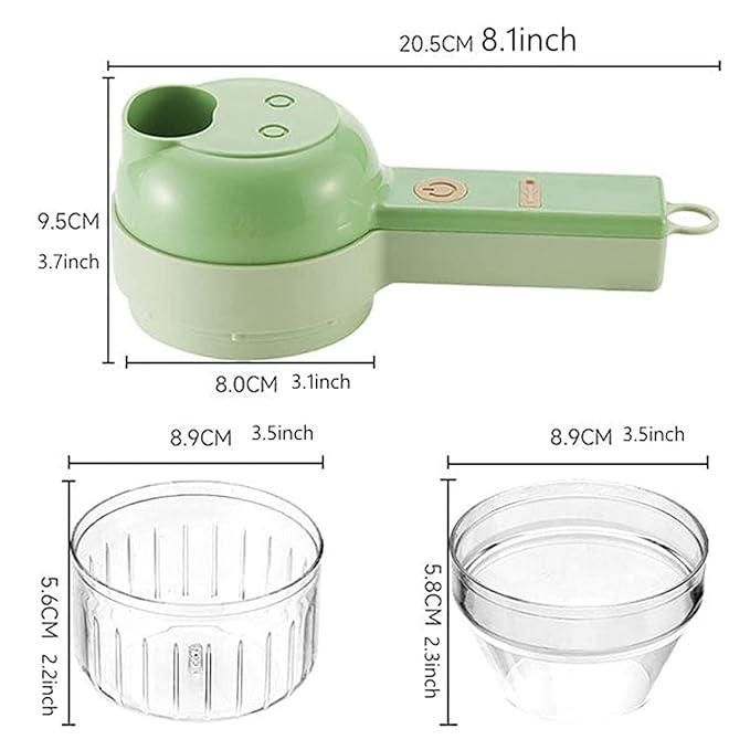 ChopSwift 4-in-1 Portable Electric Vegetable Cutter