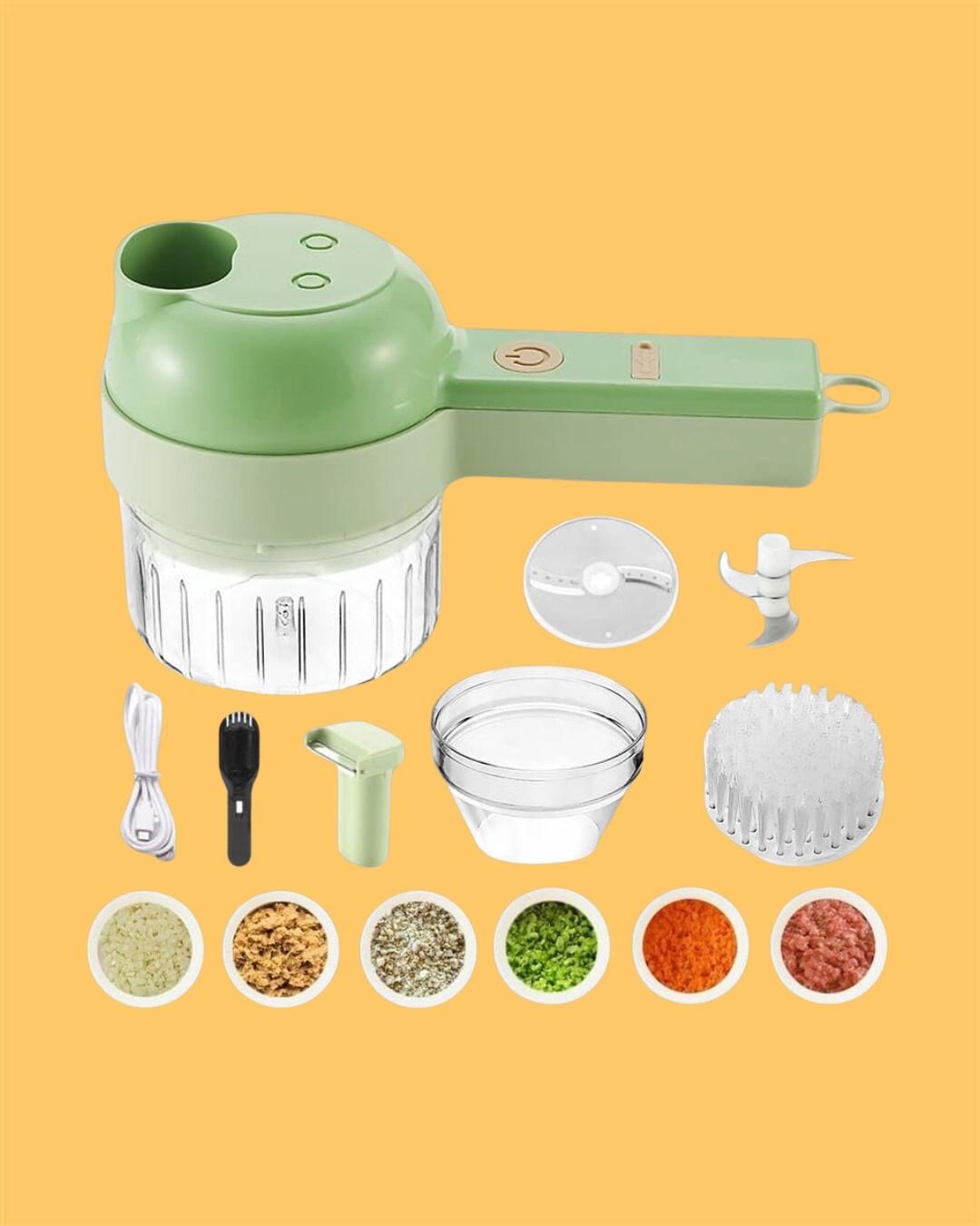 ChopSwift 4-in-1 Portable Electric Vegetable Cutter